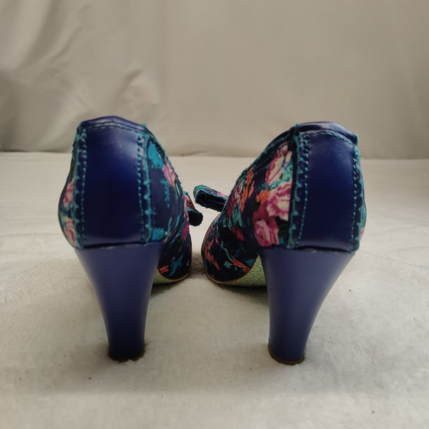 Irregular Choice Fresh Summer Flowers Floral Court Heels Women UK 3 EU 36