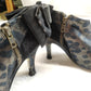 Irregular Choice Black Leopard Print Leather Ankle Boots Heels Women UK 5 EU 38
