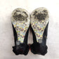 Irregular Choice Black Leopard Print Leather Ankle Boots Heels Women UK 5 EU 38