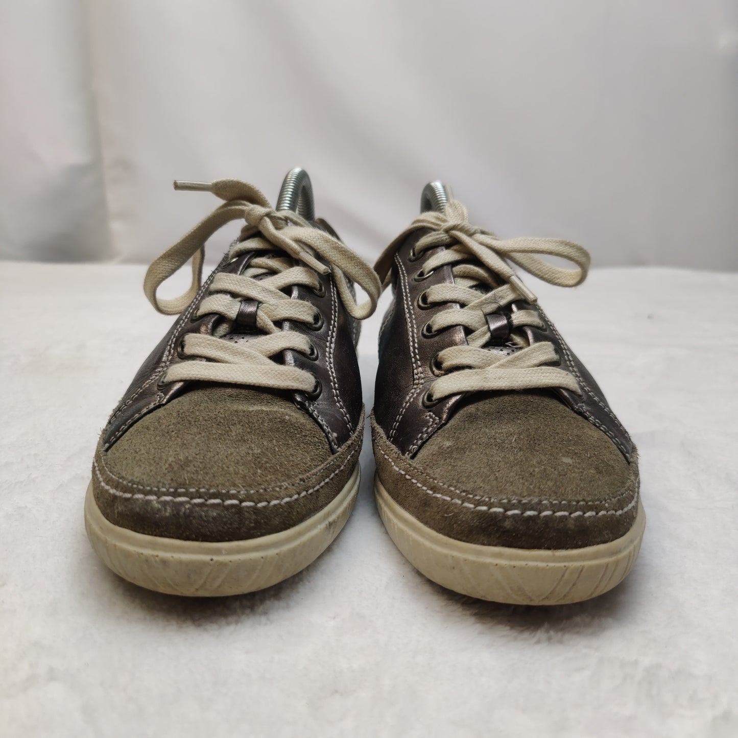 Remonte Dorndore Gold Leather Sneaker Trainers Shoes Women UK 5 EU 38