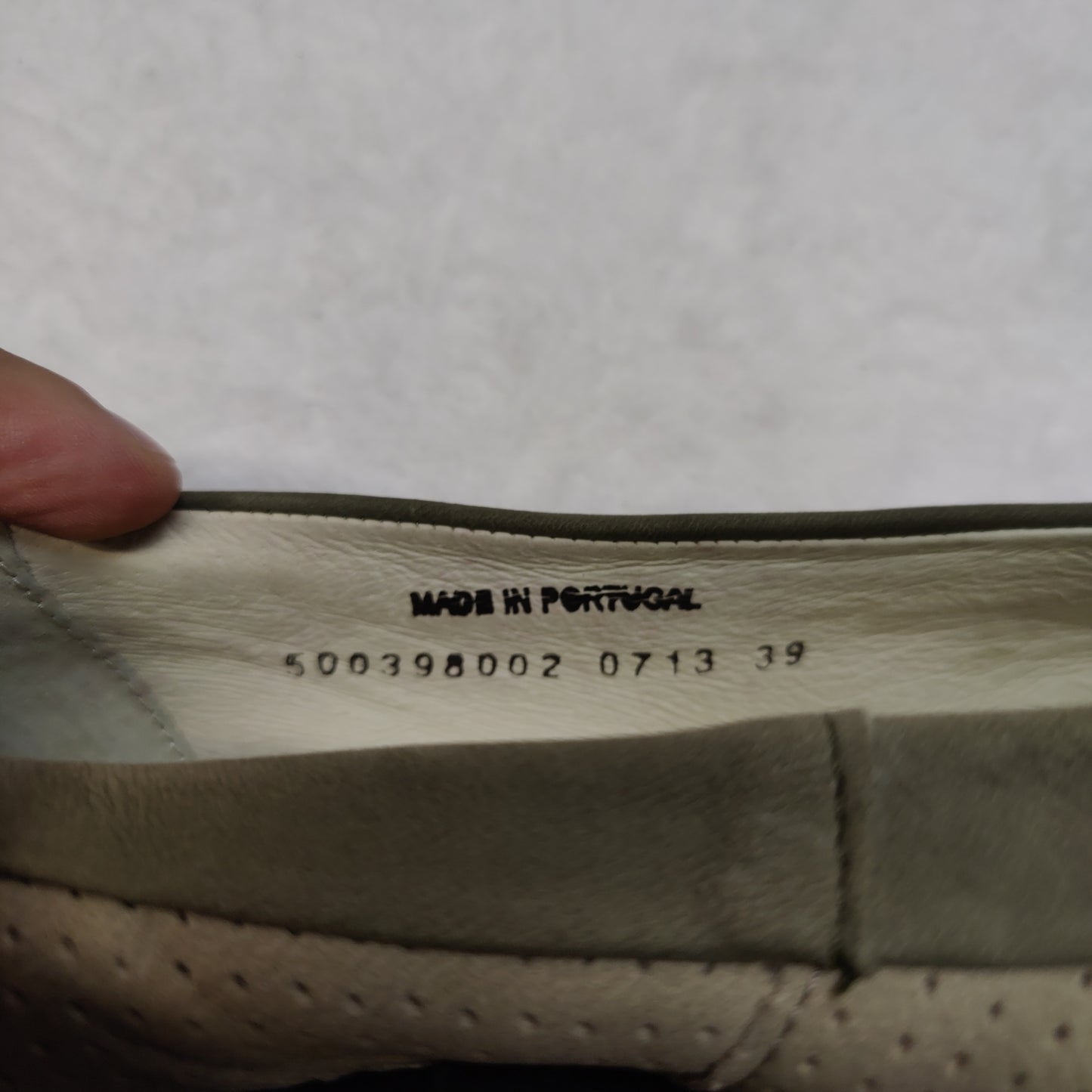 Fly London Yoko Perf Wedges Beige Slip On Comfort Shoes Women UK 6 EU 39