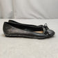 Dune London Silver Leather Ballet Flat Shoes Women Size UK 5 EU 38