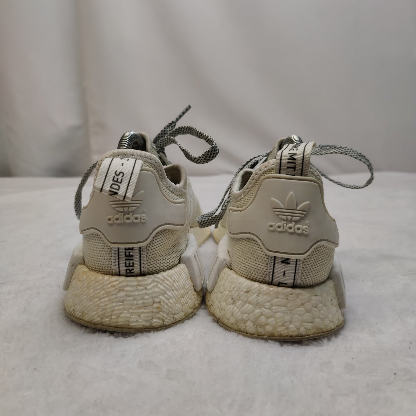 Adidas NMD R1 White Reflective Sneaker Trainers Shoes Men Size UK 7 EU 40.5