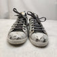 Mamzelle White/Silver Leather Sneaker Shoes Women Size UK 6 EU 39