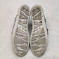 Mamzelle White/Silver Leather Sneaker Shoes Women Size UK 6 EU 39