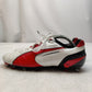 Puma King White/Red/Black Sneaker Trainers Shoes Men Size UK 8.5 EU 42.5