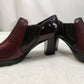 Tamaris Brown Leather Court Heels Shoes Women Size UK 6 EU 39