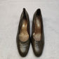 Pepe Varo Vintage Leather Brown Court Heels Shoes Women UK 7 EU 40