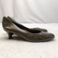 Pepe Varo Vintage Leather Brown Court Heels Shoes Women UK 7 EU 40