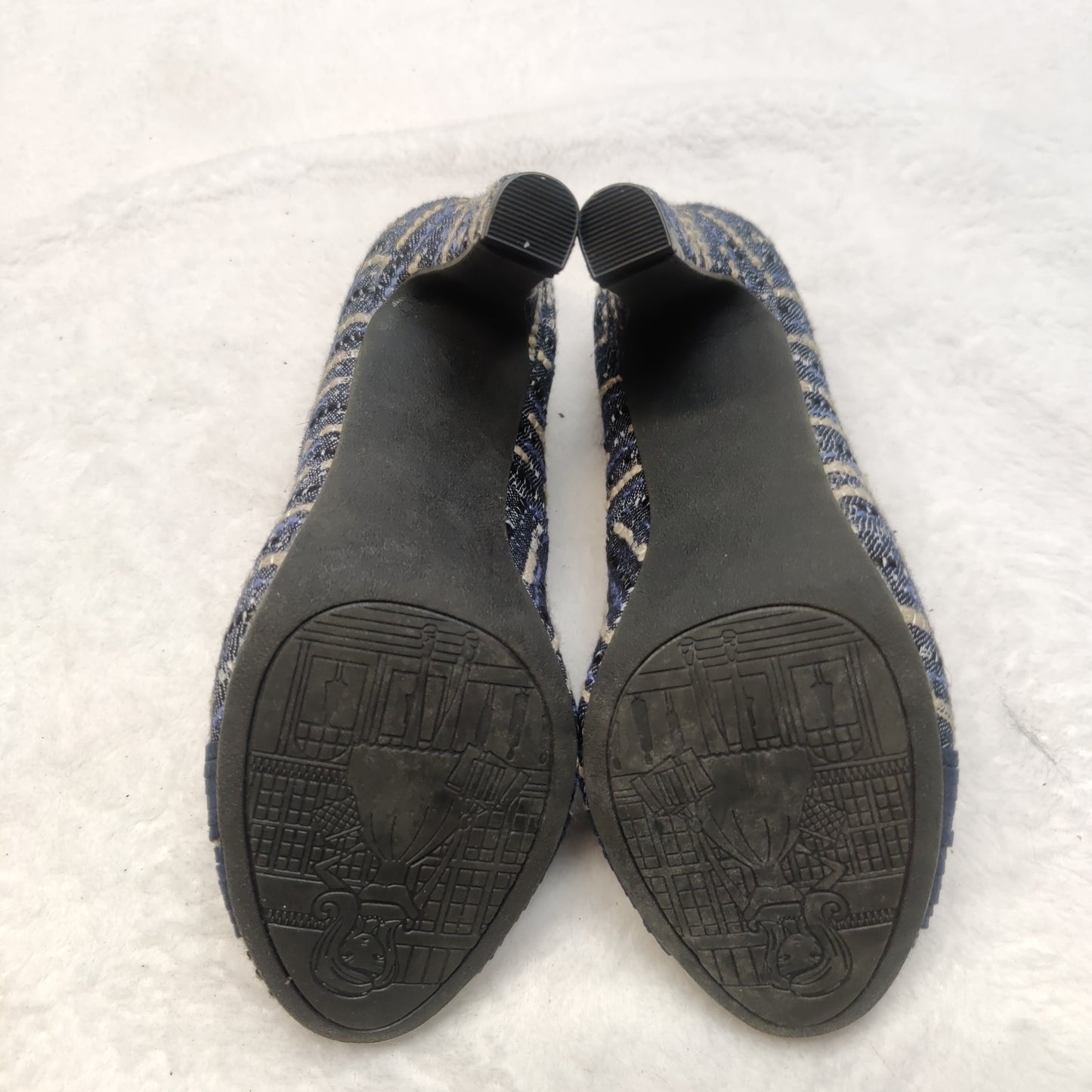 Rocket Dog Navy Blue Court Heels Shoes Women Size UK 6 EU 39