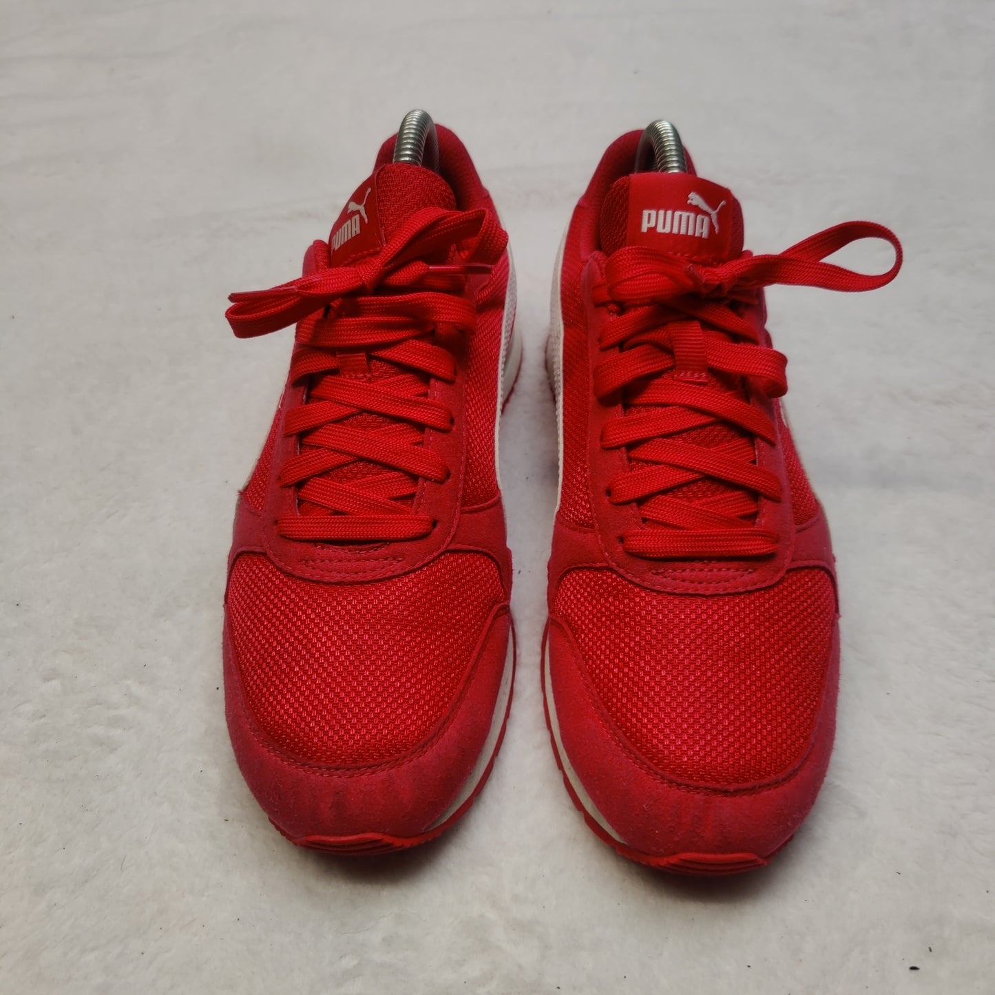 Puma St Runner Red/White Sneaker Casual Shoes Kids Boys Size UK 5 EU 38