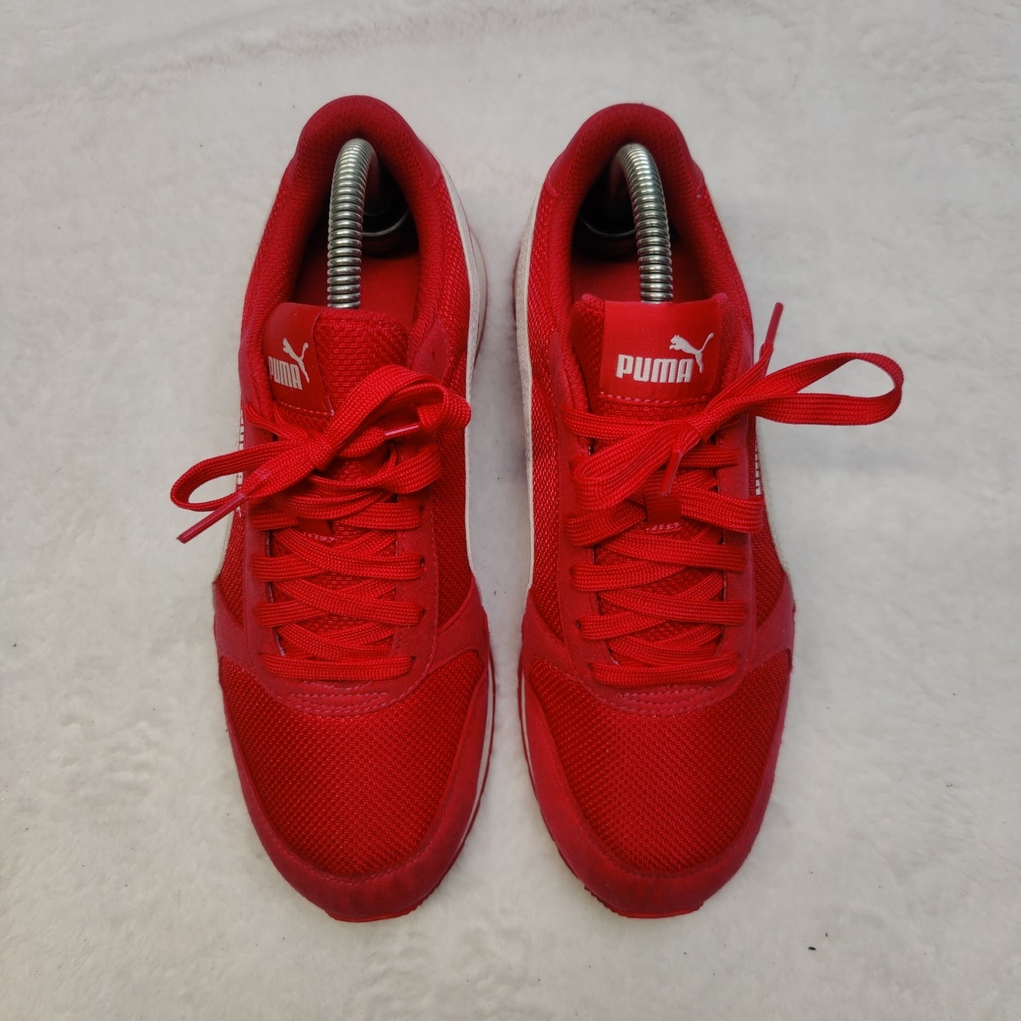 Puma St Runner Red/White Sneaker Casual Shoes Kids Boys Size UK 5 EU 38