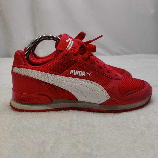 Puma St Runner Red/White Sneaker Casual Shoes Kids Boys Size UK 5 EU 38