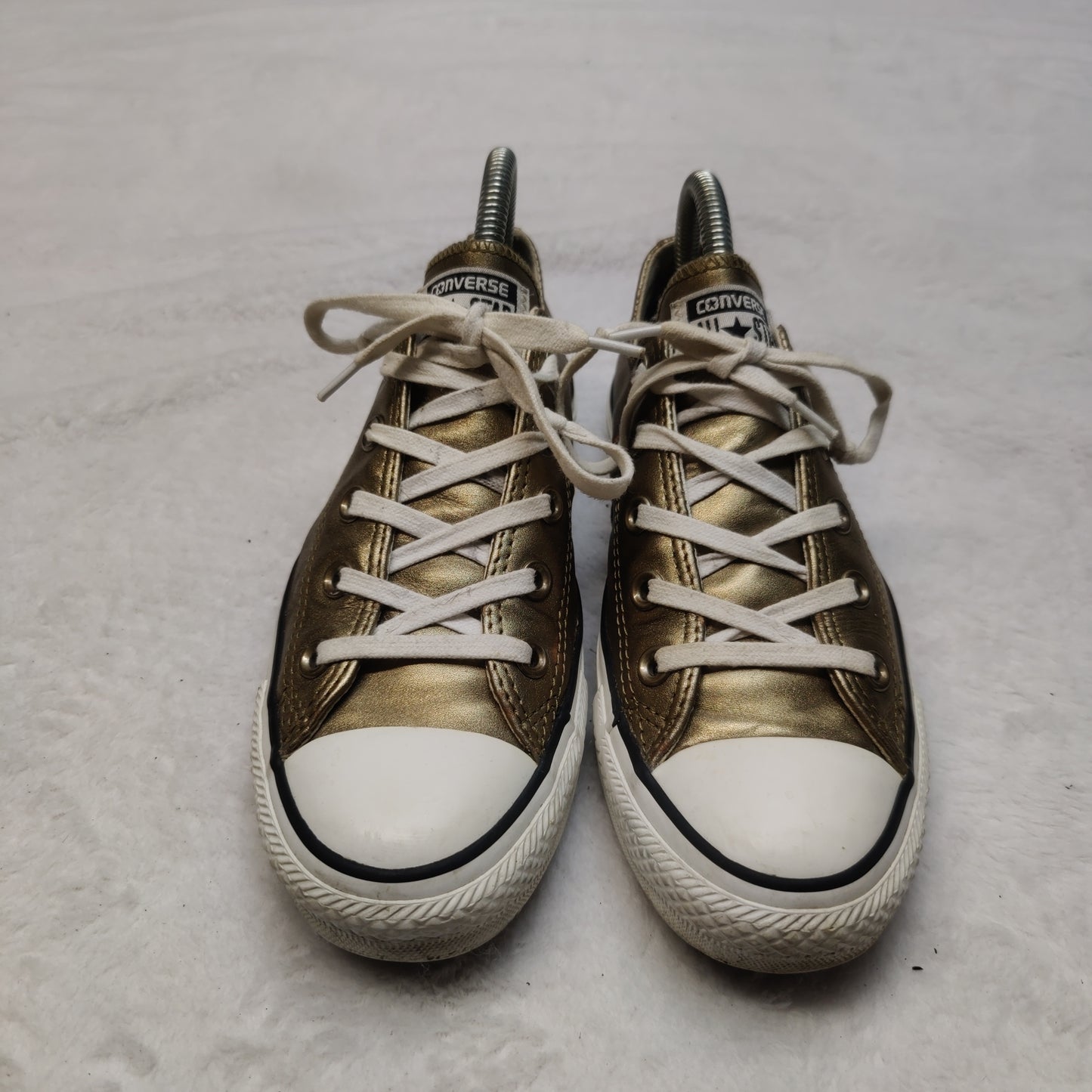 Converse All Star Gold Low Top Sneaker Trainers Shoes Women UK 4 EU 36.5