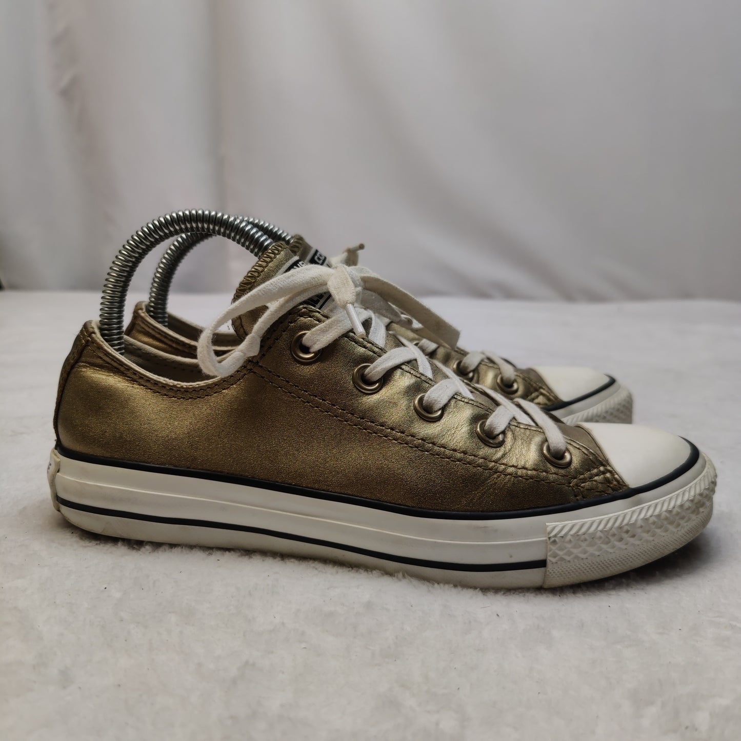 Converse All Star Gold Low Top Sneaker Trainers Shoes Women UK 4 EU 36.5