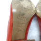 Hobbs London Red Leather Court Heels Shoes Women Size UK 5.5 EU 38.5