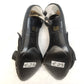 Karen Millen England Black D'Orsay Heels Shoes Women UK 7 EU 41