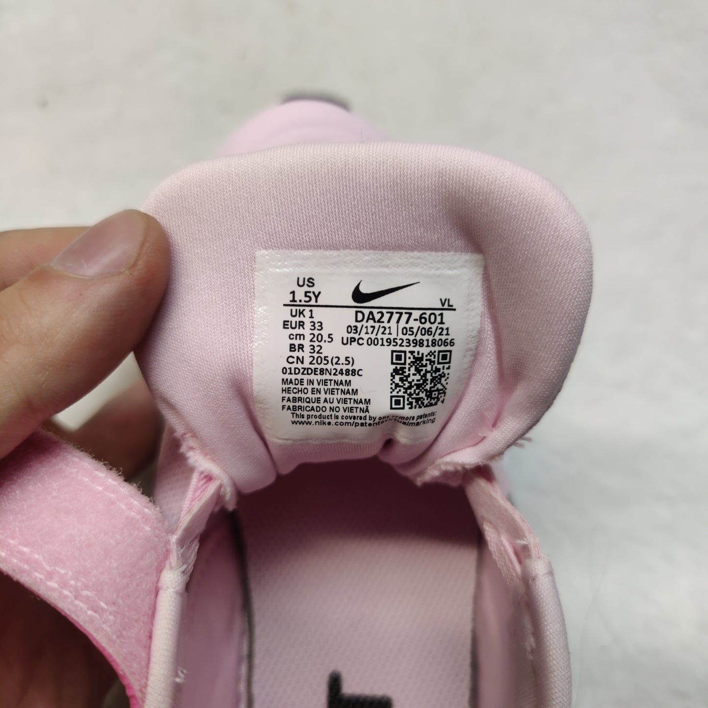 Nike Star Runner 3 Pink Sneaker Trainers Shoes Kids Girls UK 1 EU 33 ~ DA2777-601