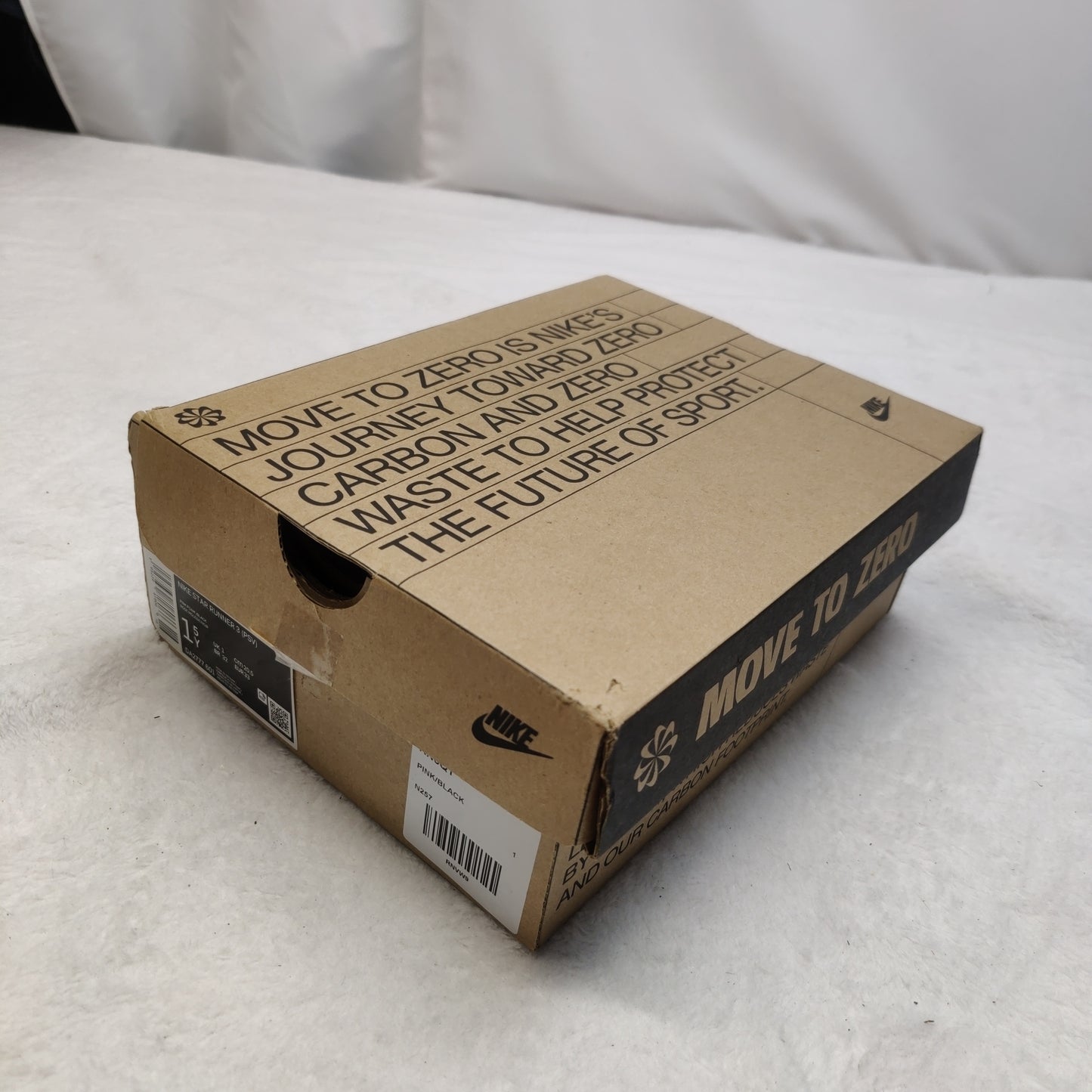 Nike Star Runner 3 Pink Sneaker Trainers Shoes Kids Girls UK 1 EU 33 ~ DA2777-601