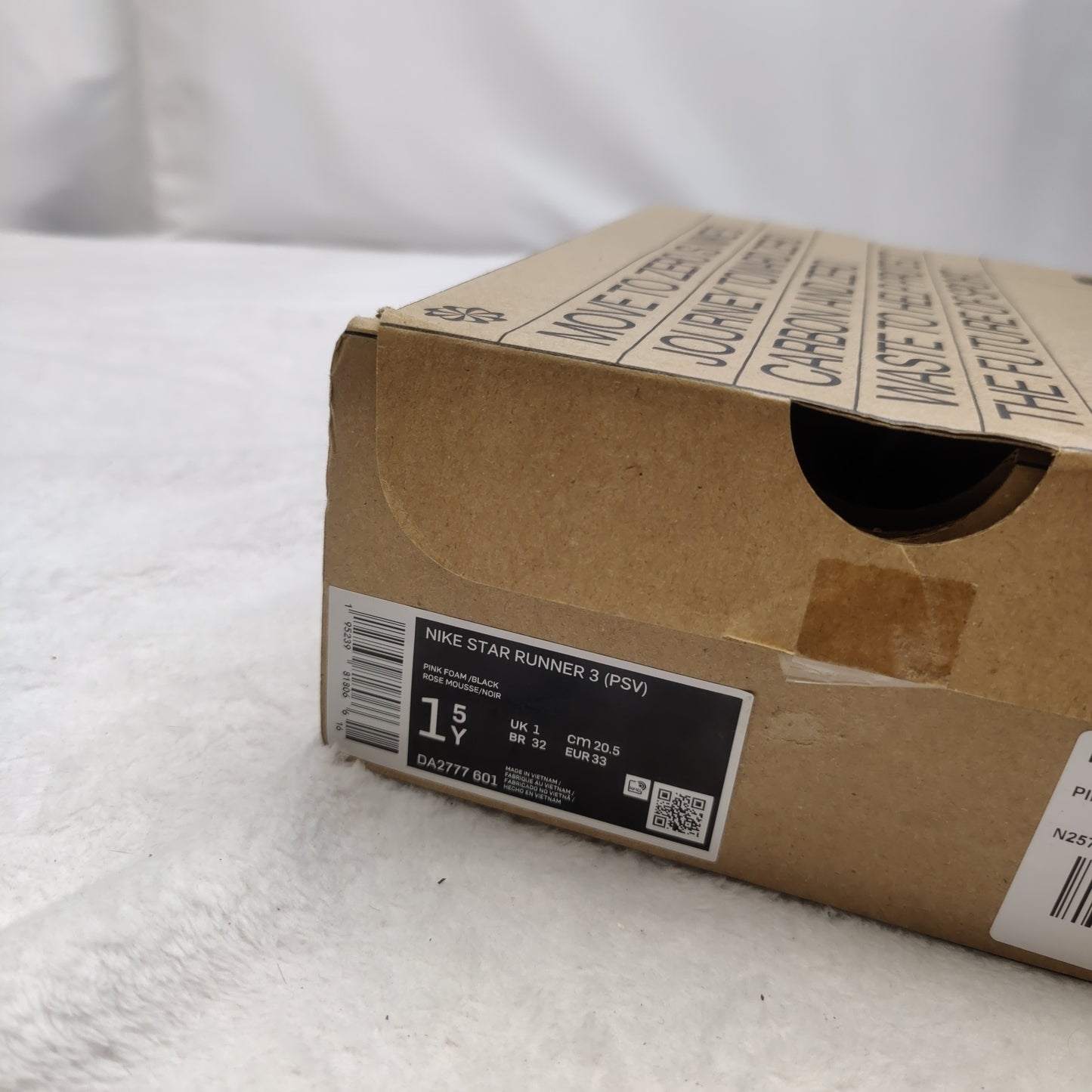 Nike Star Runner 3 Pink Sneaker Trainers Shoes Kids Girls UK 1 EU 33 ~ DA2777-601