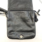 David Jones Paris Black Leather Crossbody Bag Women One Size