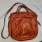 Arthur & Aston Orange Leather Crossbody Handbag Shoulder Bag Women