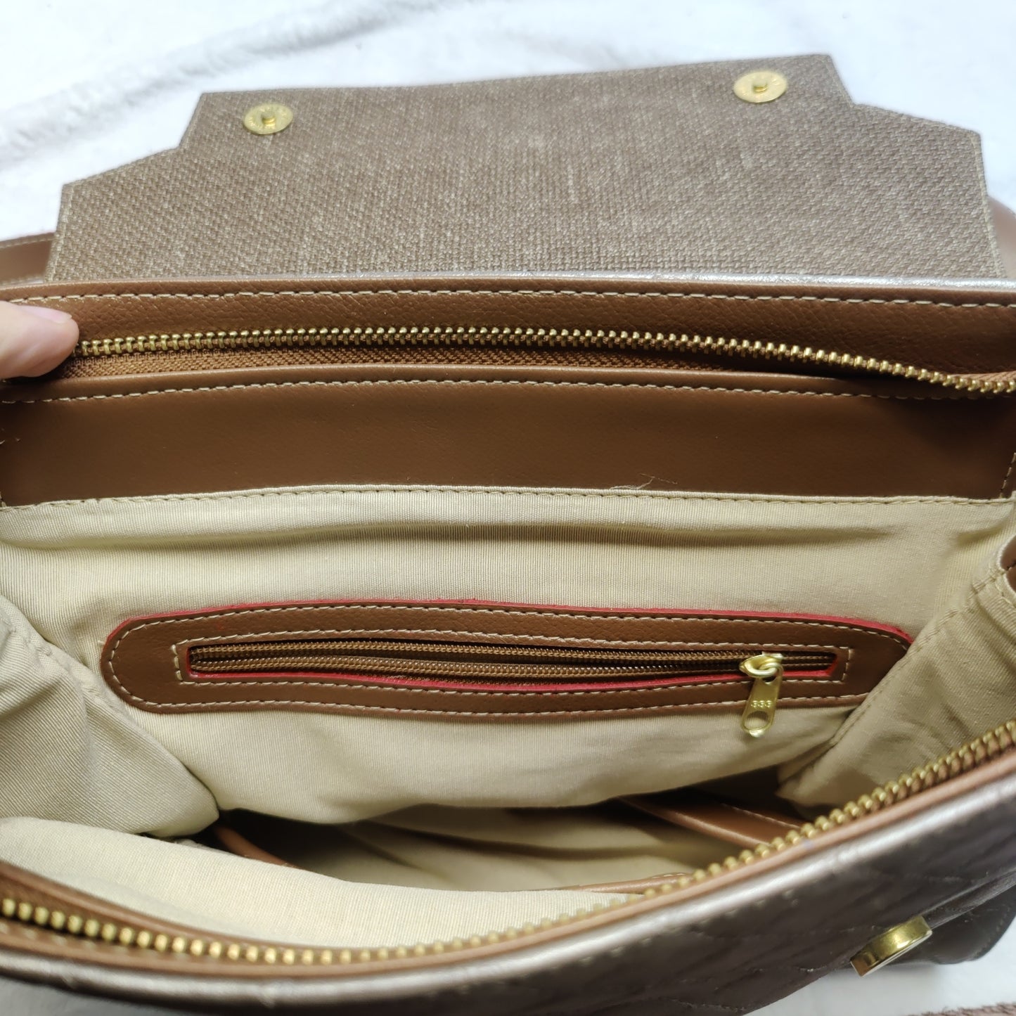 Monica Sanches Silver Leather Shoulder Bag Handbag Women