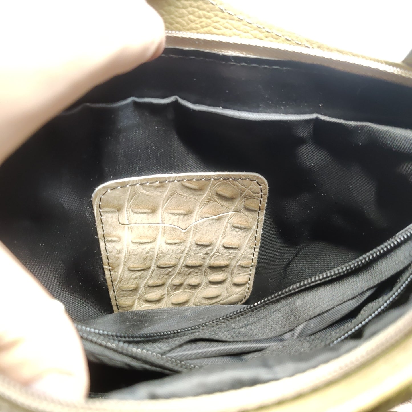 Genuine Leather Borse In Pelle Vintage Beige Shoulder Bag Women