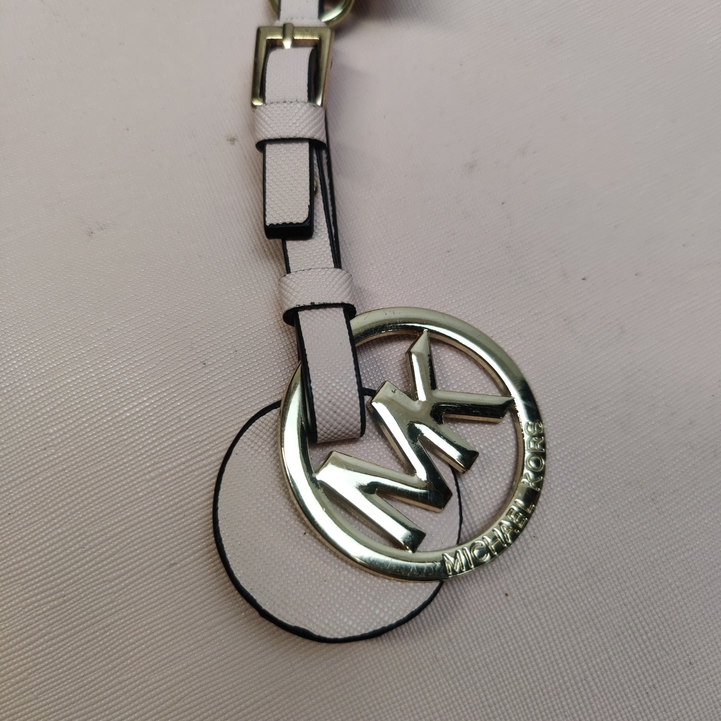 Michael Kors Light Pink Leather Shoulder Tote Bag Handbag Women