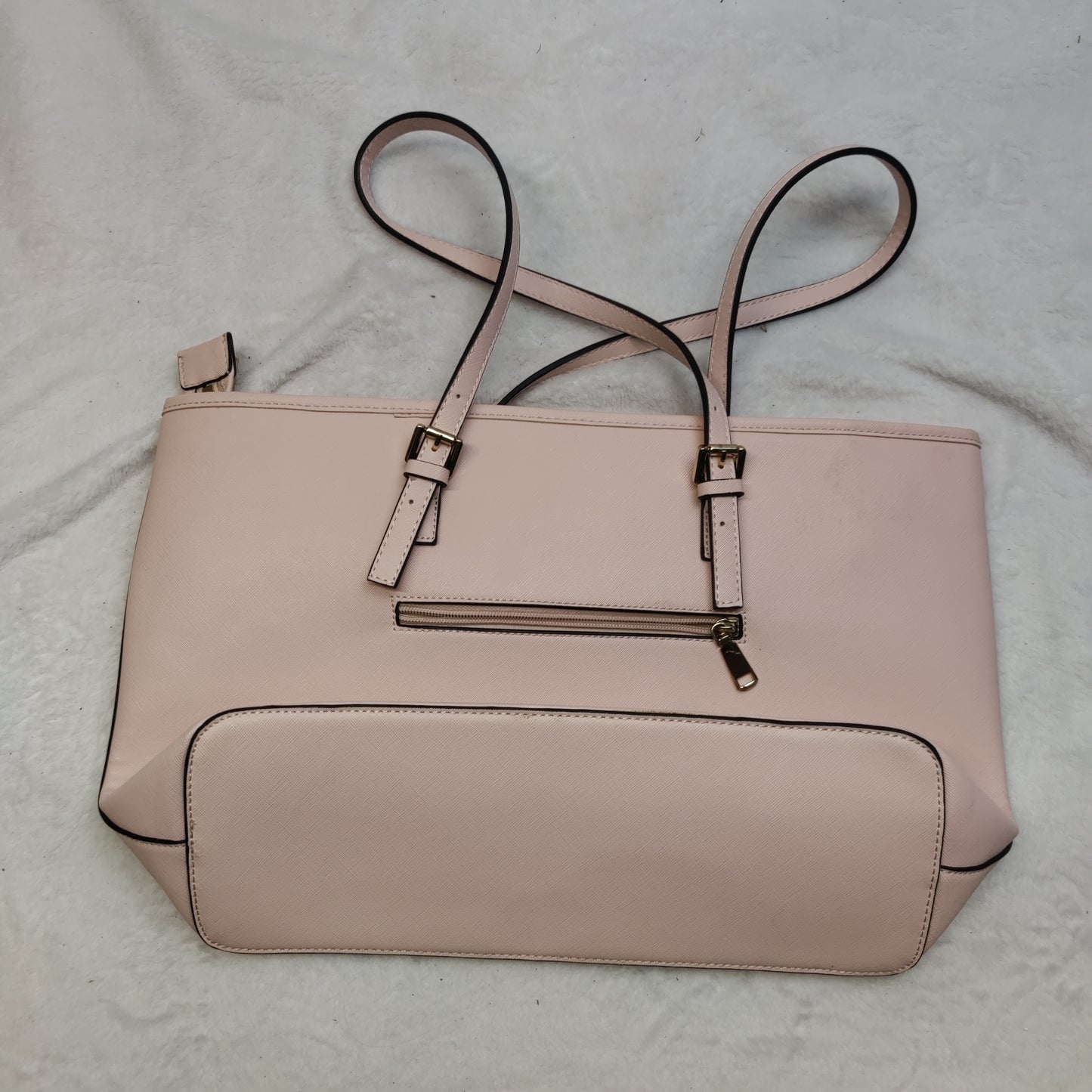 Michael Kors Light Pink Leather Shoulder Tote Bag Handbag Women