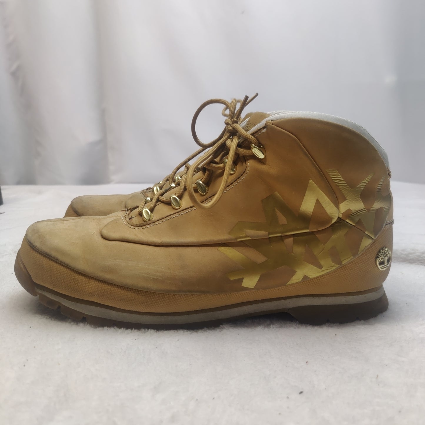 Timberland Euro Sprint Brown Leather Hiking Boots Shoes Men US 11 UK 10 EU 44