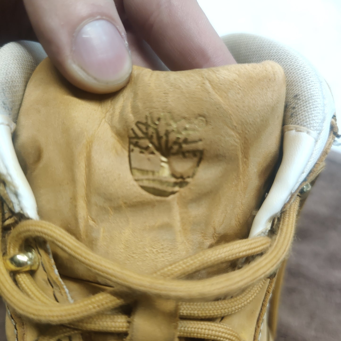 Timberland Euro Sprint Brown Leather Hiking Boots Shoes Men US 11 UK 10 EU 44