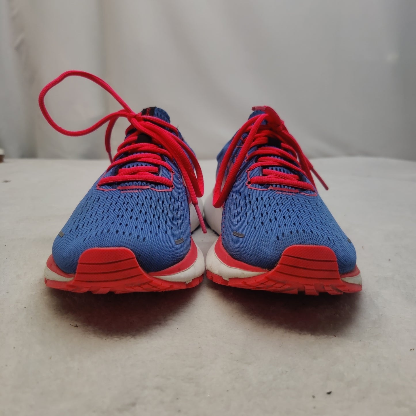 Brooks Ghost 13 Blue Red Sneaker Trainers Shoes Women UK 8 EU 42