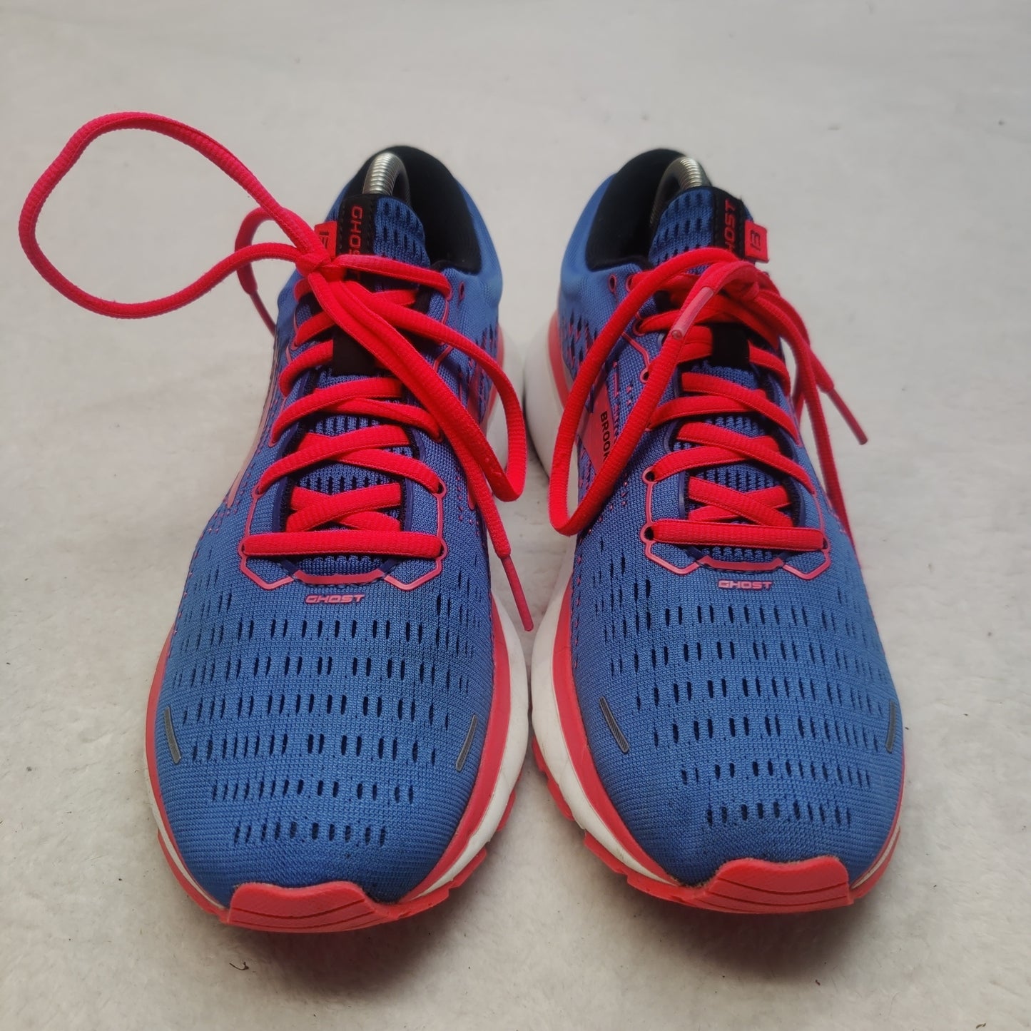 Brooks Ghost 13 Blue Red Sneaker Trainers Shoes Women UK 8 EU 42