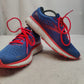 Brooks Ghost 13 Blue Red Sneaker Trainers Shoes Women UK 8 EU 42