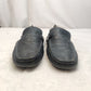 Prada Vintage Navy Blue Leather Moccasin Loafer Casual Shoes Size UK 8 EU 42