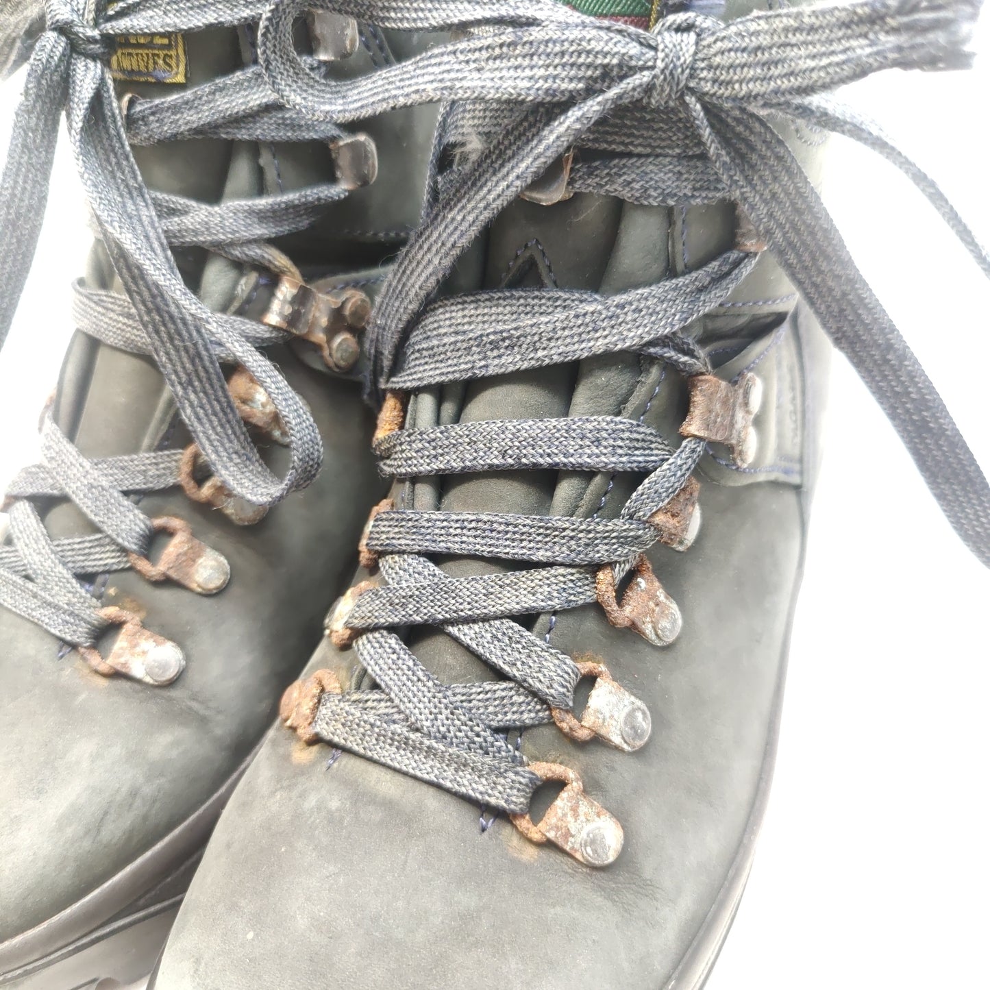 Meindl Dark Grey Leather Hiking Boots Shoes Women Size UK 5 EU 38