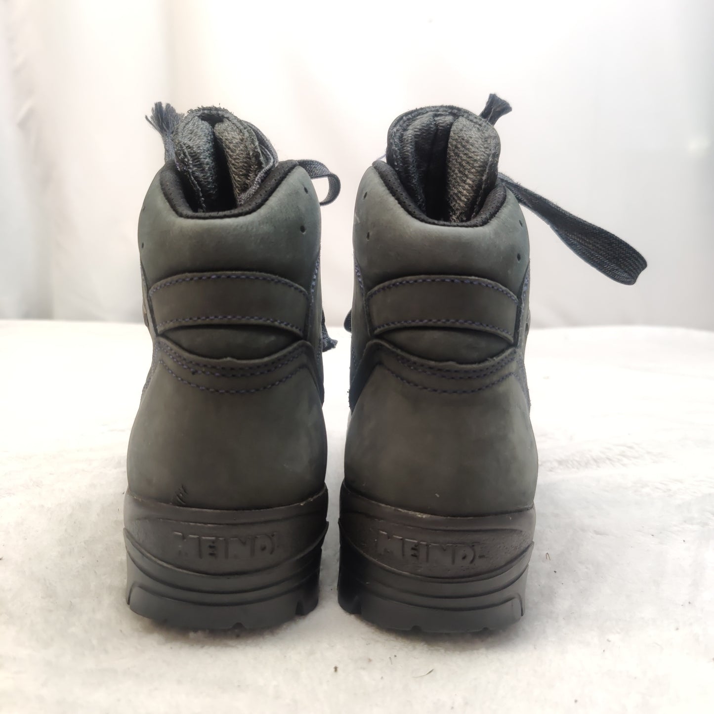 Meindl Dark Grey Leather Hiking Boots Shoes Women Size UK 5 EU 38