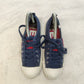 Replay Rock and Roll Blue Canvas Sneaker Shoes Kids Boys Girls UK 2 EU 34