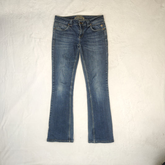 Diesel Vintage Blue Flared Bootcut Denim Jeans Women W30 L32