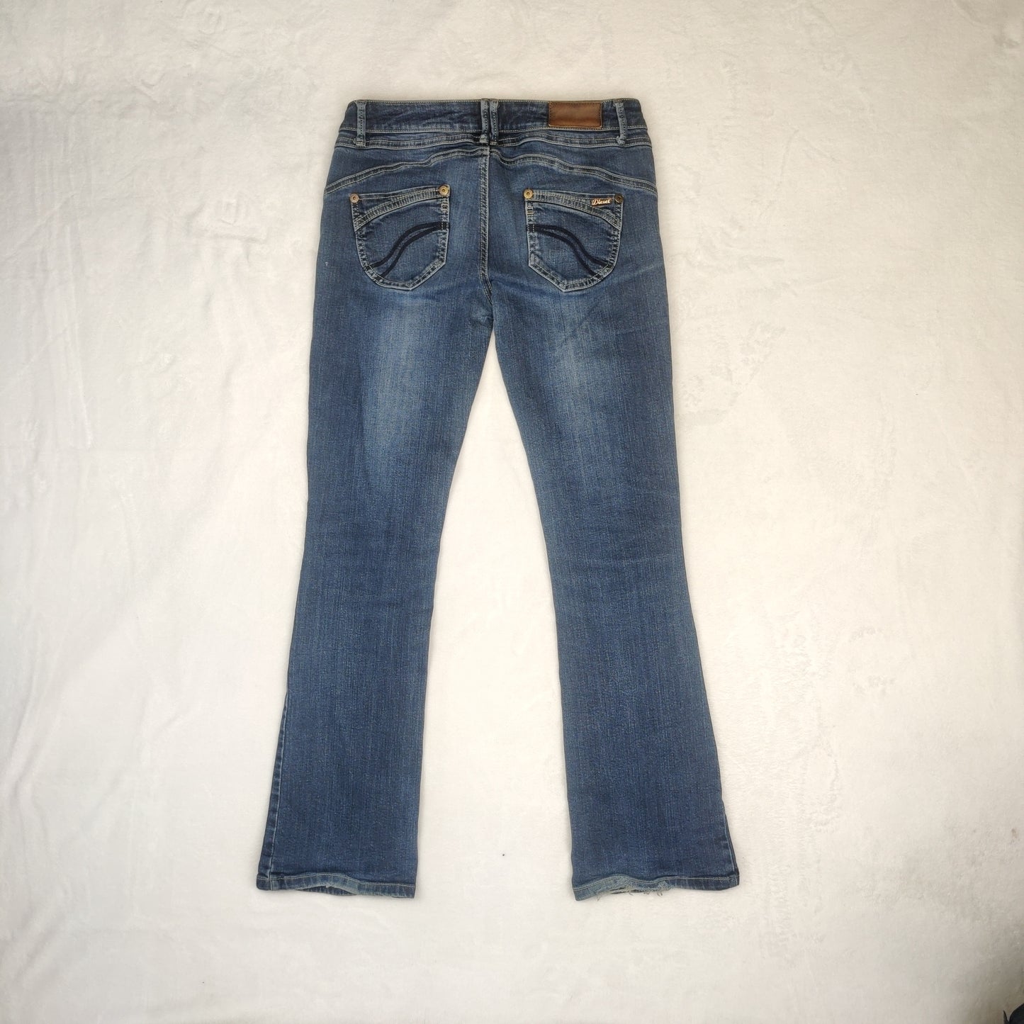 Diesel Vintage Blue Flared Bootcut Denim Jeans Women W30 L32