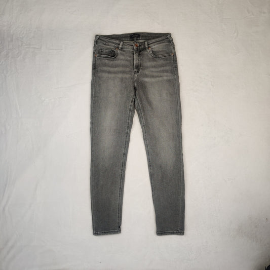 Scotch & Soda La Bohemienne Mid Rise Skinny Grey Denim Jeans Men W30 L30