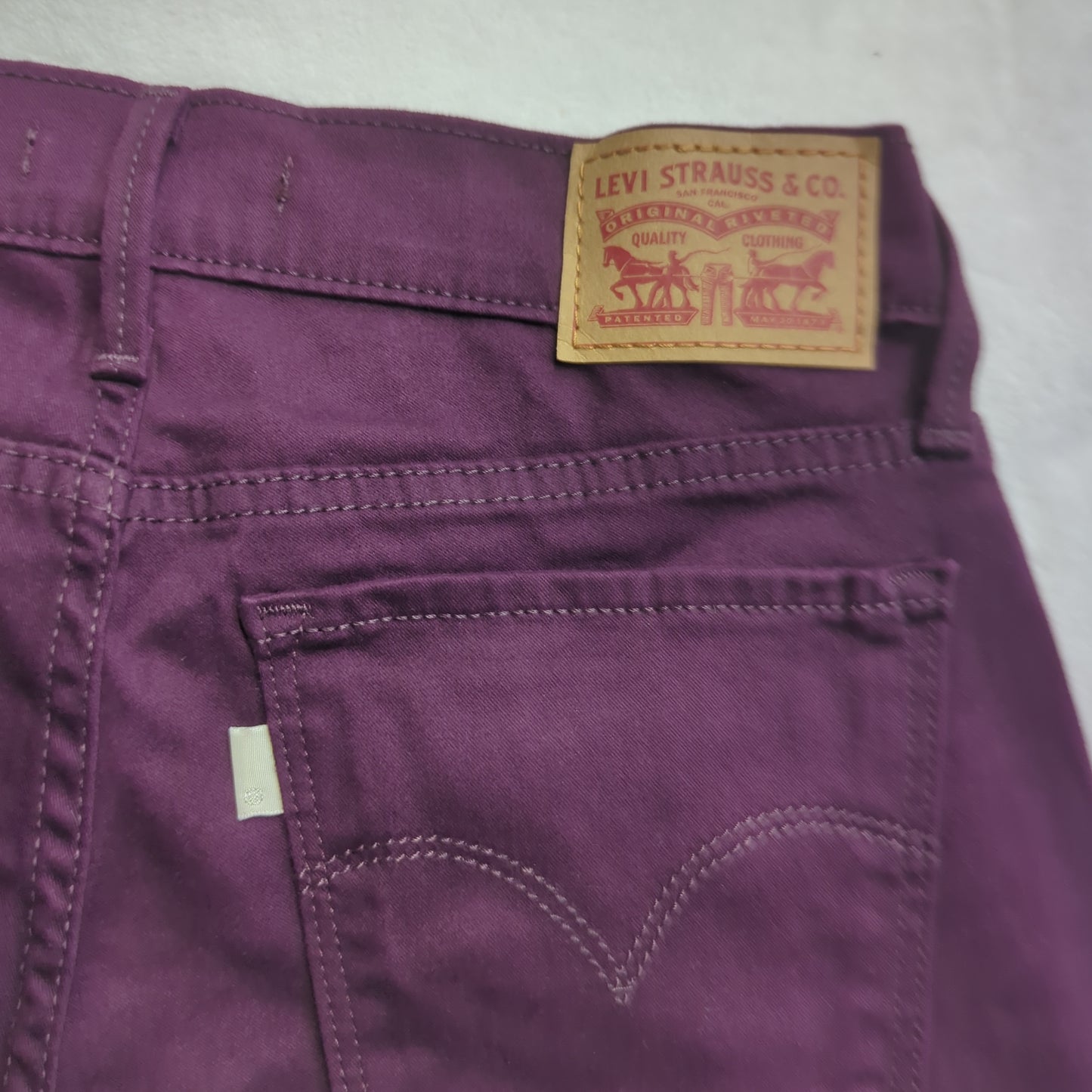 Levi's 710 Super Skinny Fit Purple Jeans Women W28 L30