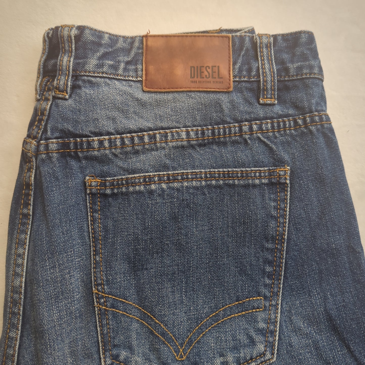 Diesel Blue Classic Bootcut Denim Jeans Men W36 L32