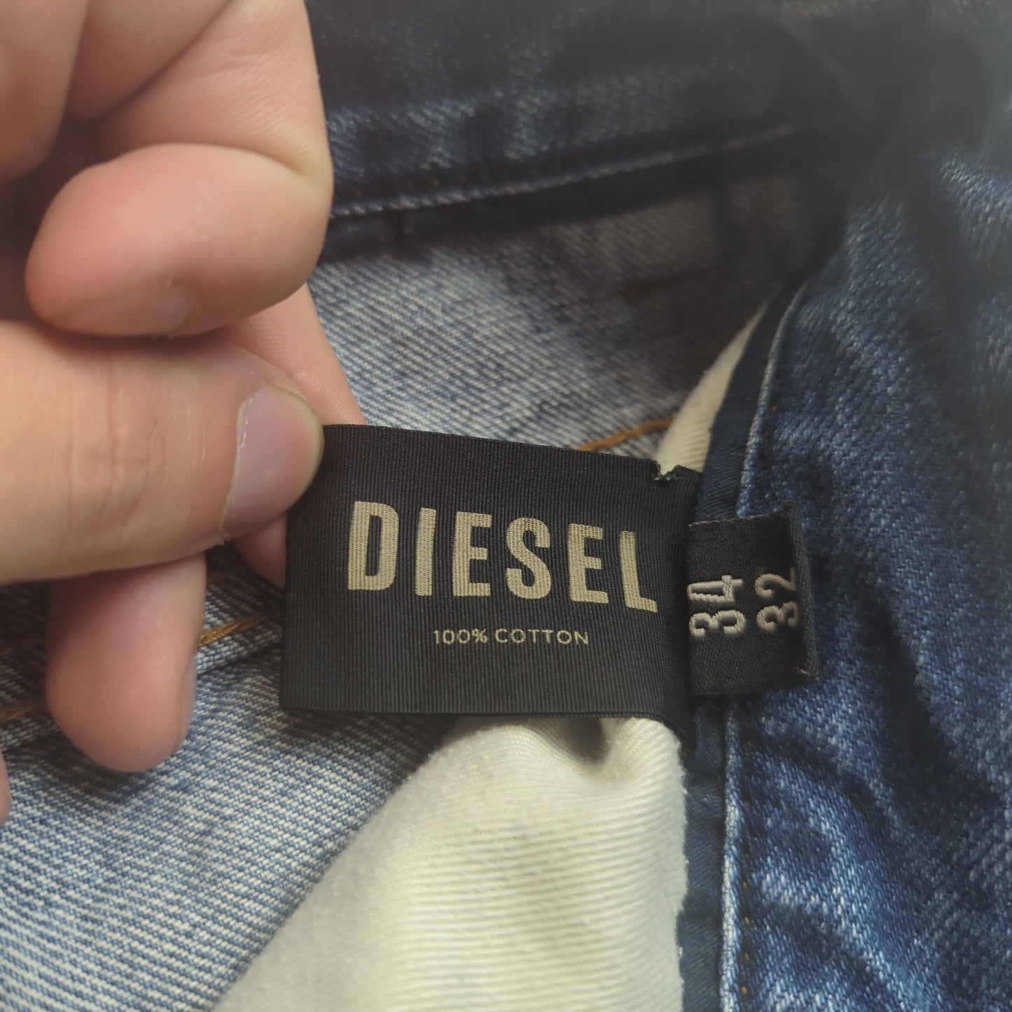 Diesel Blue Classic Bootcut Denim Jeans Men W36 L32