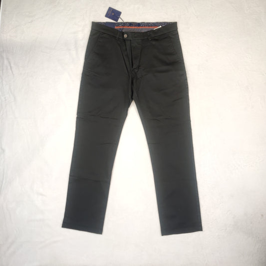 Benetti Signature Elton Grey Chino Trousers Men W36 L32