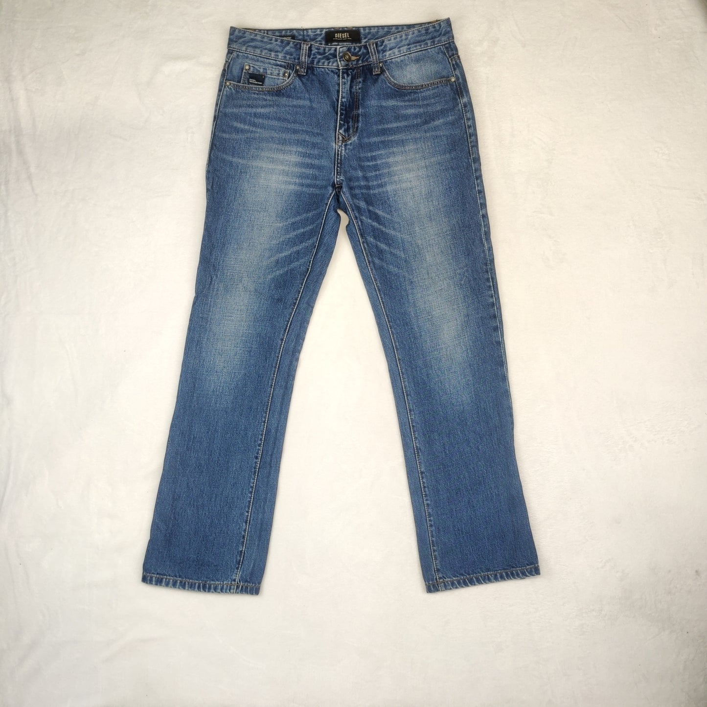 Diesel Blue Classic Bootcut Denim Jeans Men W36 L32