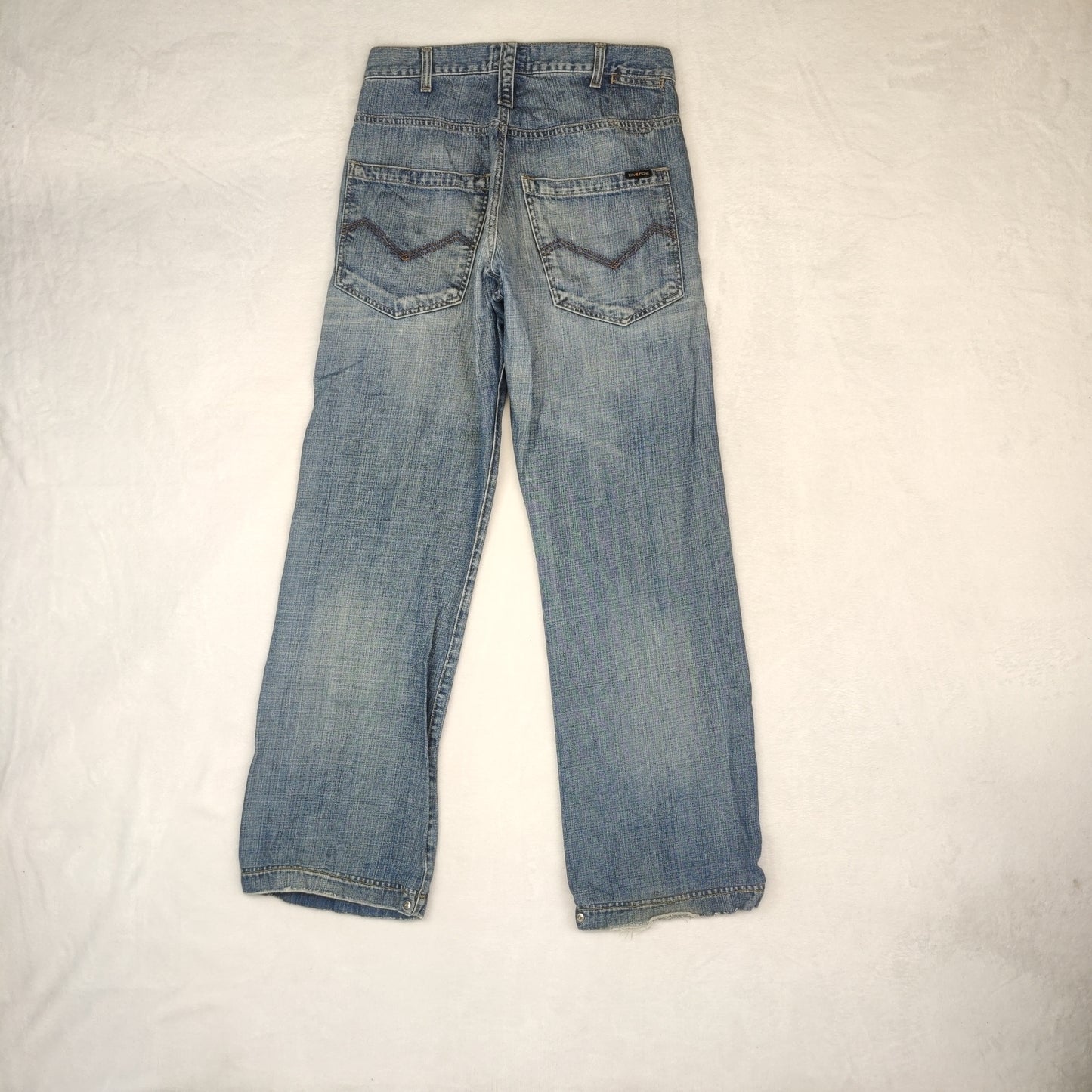 Energie Vintage Light Blue Denim Straight Fit Jeans Men W30 L32