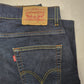 Levi's 512 Slim Tapered Dark Blue Denim Jeans Men Size W32/L32