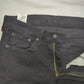 Levi's 519 Extreme Skinny Hi-Ball Tapered Black Denim Jeans Men Size W32/L30